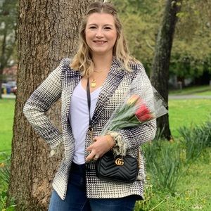 Topshop tweed blazer